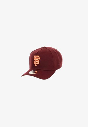 New Era SAN FRANCISCO GIANTS MLB 50TH ANNIVERSARY SIDEPATCH 9FORTY A-FRAME SNAPBACK - Cap - weinrot
