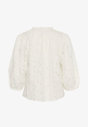 Kaffe, KATESSA BRODERIE ANGLAISE - Bluse - chalk