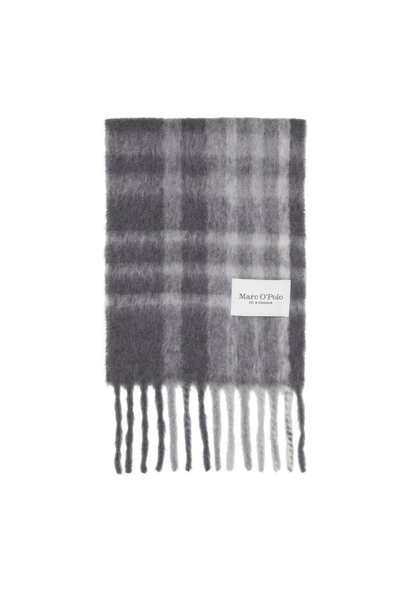 Marc O'Polo MIT FRANSEN AUS KUSCHELIGEM  - Sjaal - multi deep grey melange