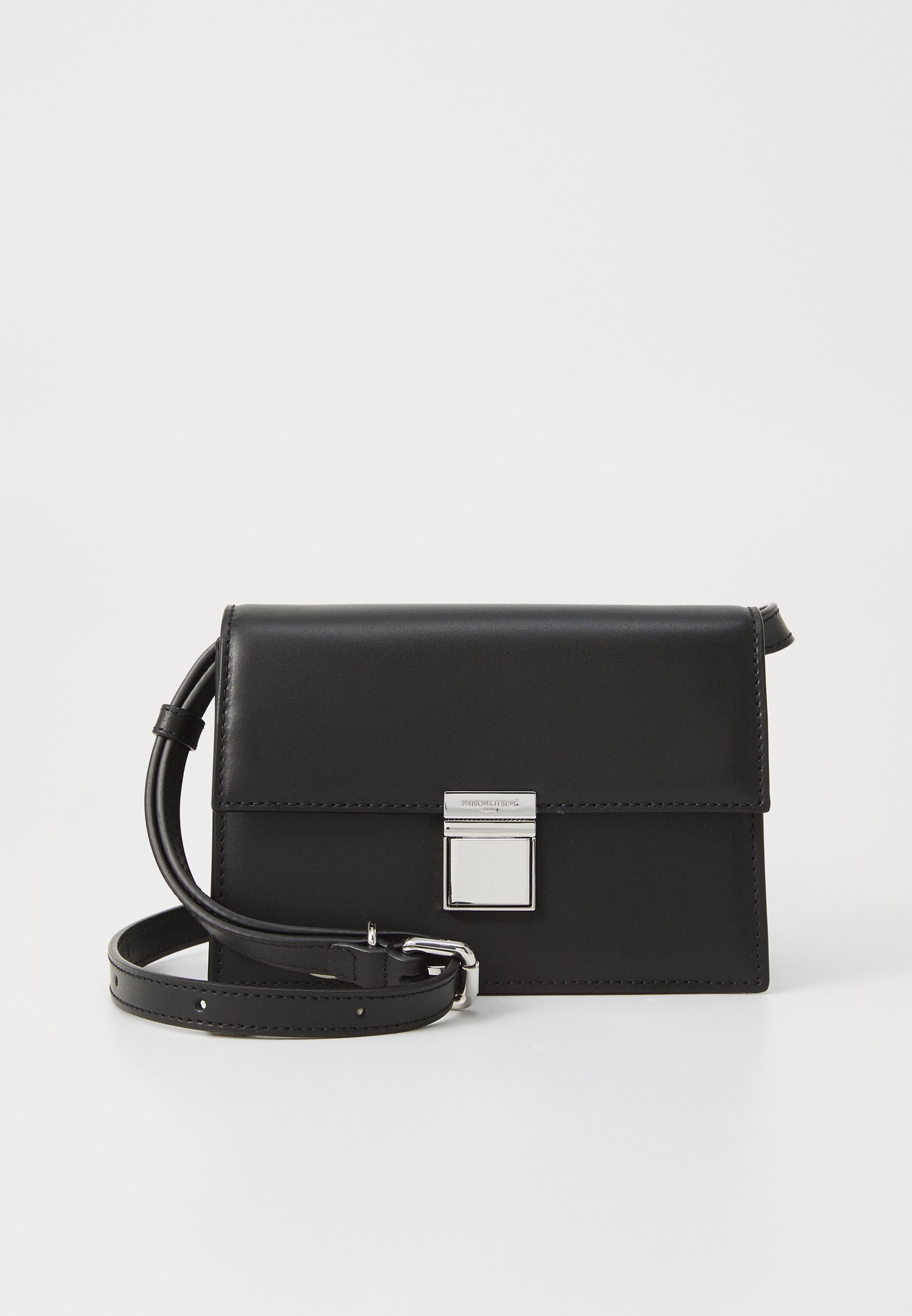 Maison Kitsuné MINI PREPPY BAGUETTE - Umhängetasche - black