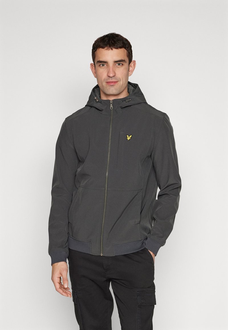 Lyle & Scott - Regenjas - gunmetal, Vergroten