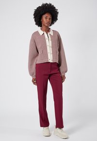 4funkyflavours FICTION JACQUARD - Cardigan - offwhite