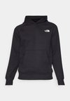 M RAGLAN BOX NSE - Felpa con cappuccio - black/white