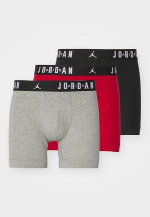 Jordan FLIGHT CORE BRIEF 3 PACK - Onderbroeken - gym red/black