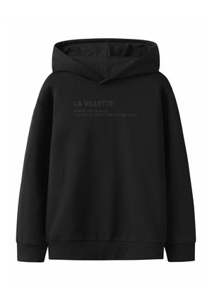 REGULAR FIT - Kapuutsiga pusa - black