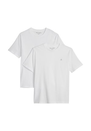 DOPPELPACK RUNDHALS REGULAR - T-shirt basic - white