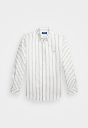 Polo Ralph Lauren CUSTOM FIT STRIPED OXFORD SHIRT - Marškiniai -  white/blue multi