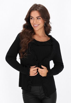 Strickjacke - black