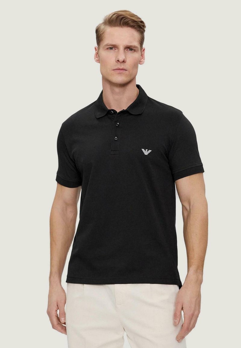 Emporio Armani LINEA - Polokošeľa - black