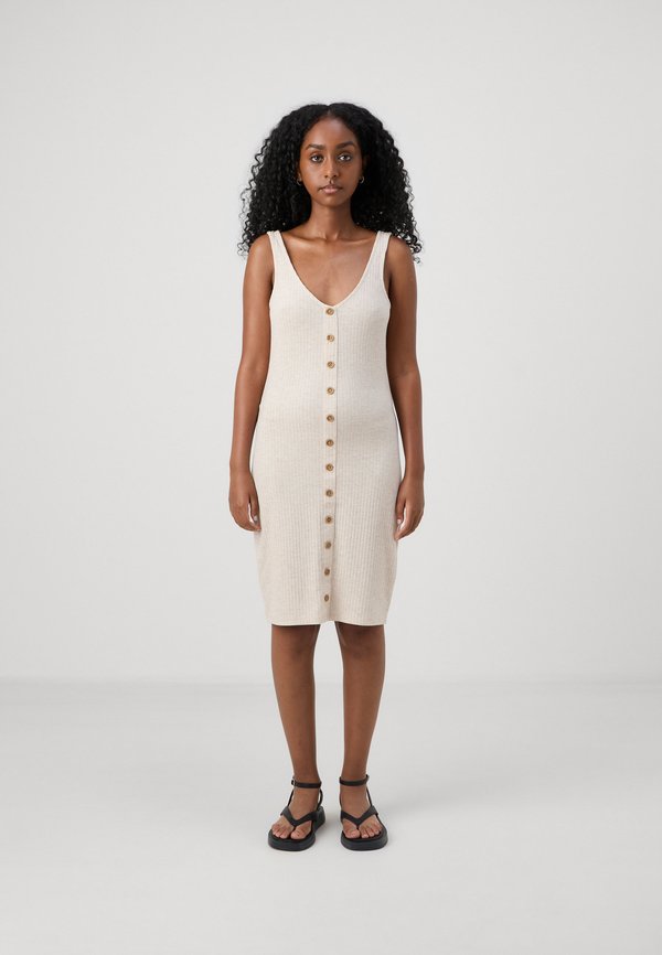 ONLNELLA BODYCON DRESS - Jerseykleid - pumice stone