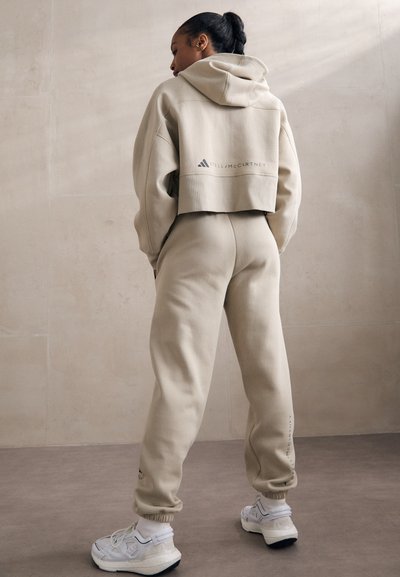 adidas by Stella McCartney HOODIE - Mikina so zipsom - desert sand