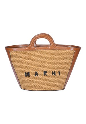 CON LOGO - Borsa a mano - marrone