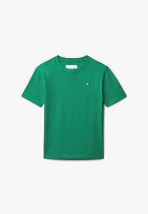 Calvin Klein Jeans, MONO MINI BADGE UNISEX - T-shirts basic - lush meadow