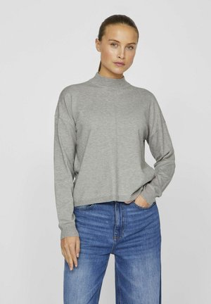 VILA Trui - light grey melange