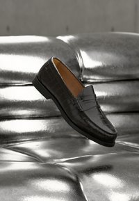 SLHBILLY PENNY LOAFER - Smart slip-ons - chocolate torte