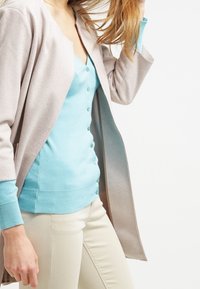 United Colors of Benetton Chaqueta de punto - light blue