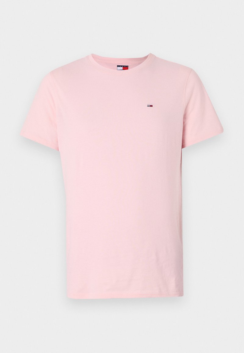 Tommy Jeans T-shirt basic donkerroze Tommy Jeans T-shirt basic donkerroze