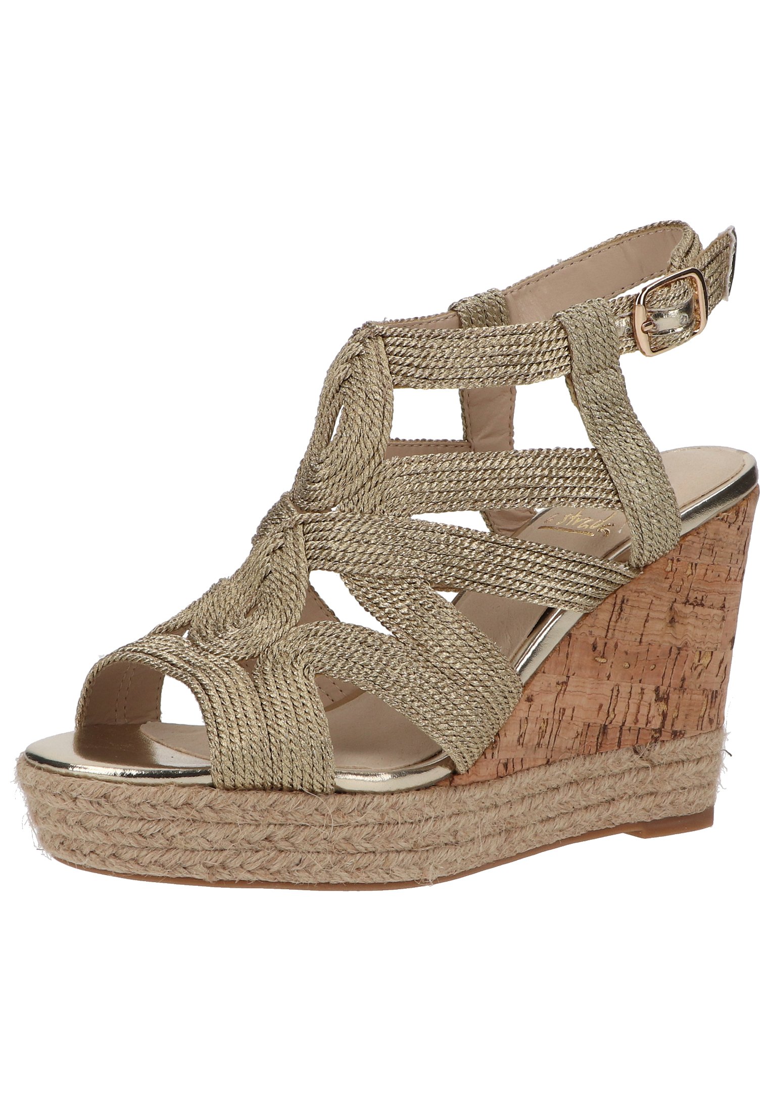 Brown leather 'La Strada' wedge heel sandals - shoes | Women's shoes |  Official archives of Merkandi | merkandi.com - Merkandi B2B