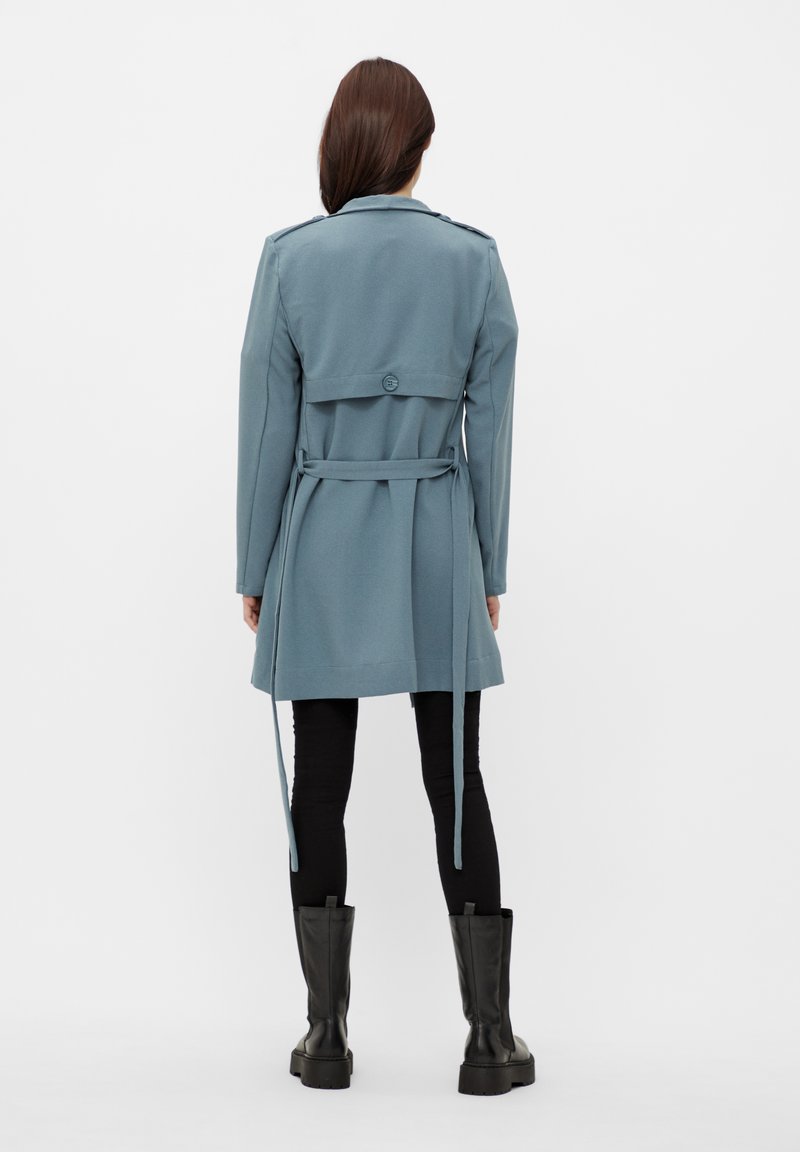 Damen Parkas | Object OBJANNLEE L/S NOOS Trenchcoat blue mirage/hellblau - RW68222 Damen Parkas | Object OBJANNLEE L/S NOOS Trenchcoat blue mirage/hellblau - RW68222