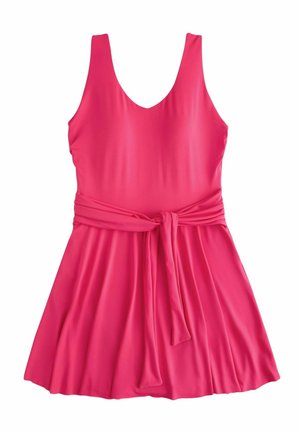 TALL FIT - SHAPING TUMMY CONTROL SKIRTED SWIM DRESS  . - Strandkiegészítő - pink