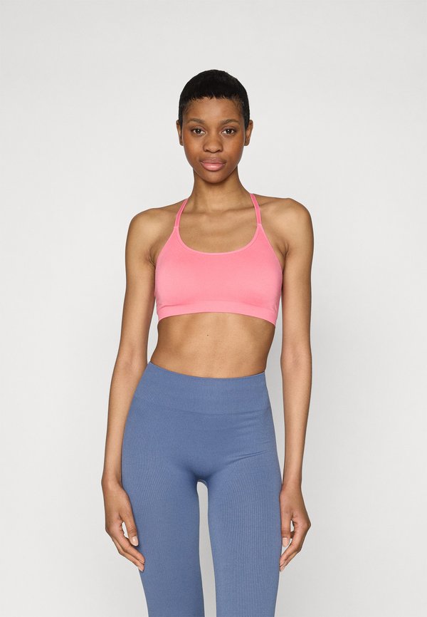 ONPLEA-2 SEAM BRA  - Light support sports bra - camellia rose