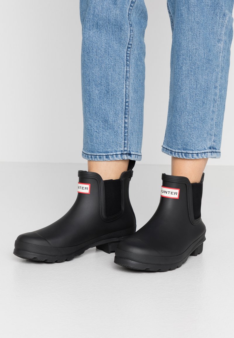 Hunter ORIGINAL - WOMENS CHELSEA BOOT - Wellies - black, Enlarge