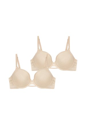 2-PACK AIRY SENSATION - Sujetador con aros - beige
