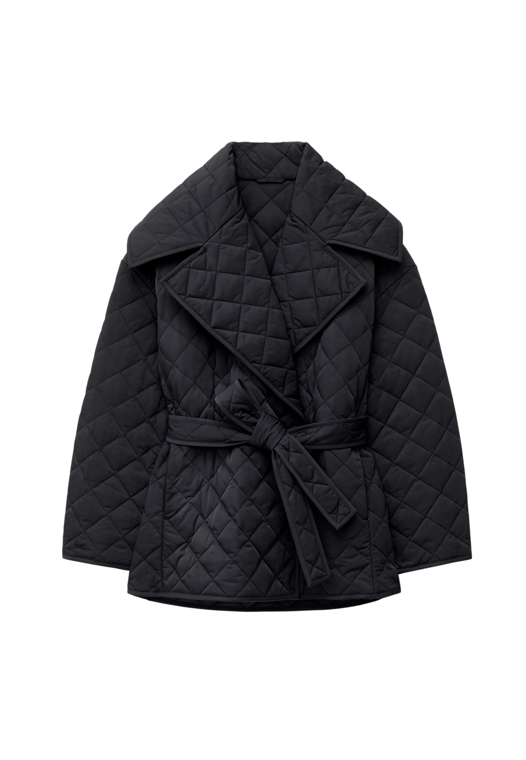 & OTHER STORIES PADDED QUILT - Winter coat - black - Zalando