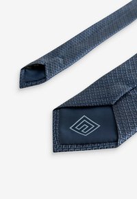 Next TEXTURED REGULAR - REGULAR FIT - Cravată - steel blue geometric