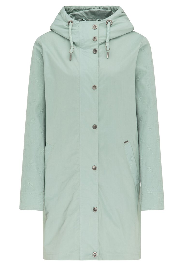 dreimaster Parka mintgroen