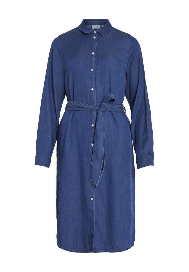 Vila Jeansjurken donkerblauw denim