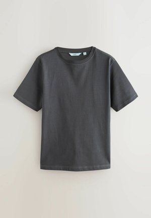 Next HEAVYWEIGHT 3 PACK - REGULAR FIT - Pamata T-krekls - blue ecru slate grey contrast stitch