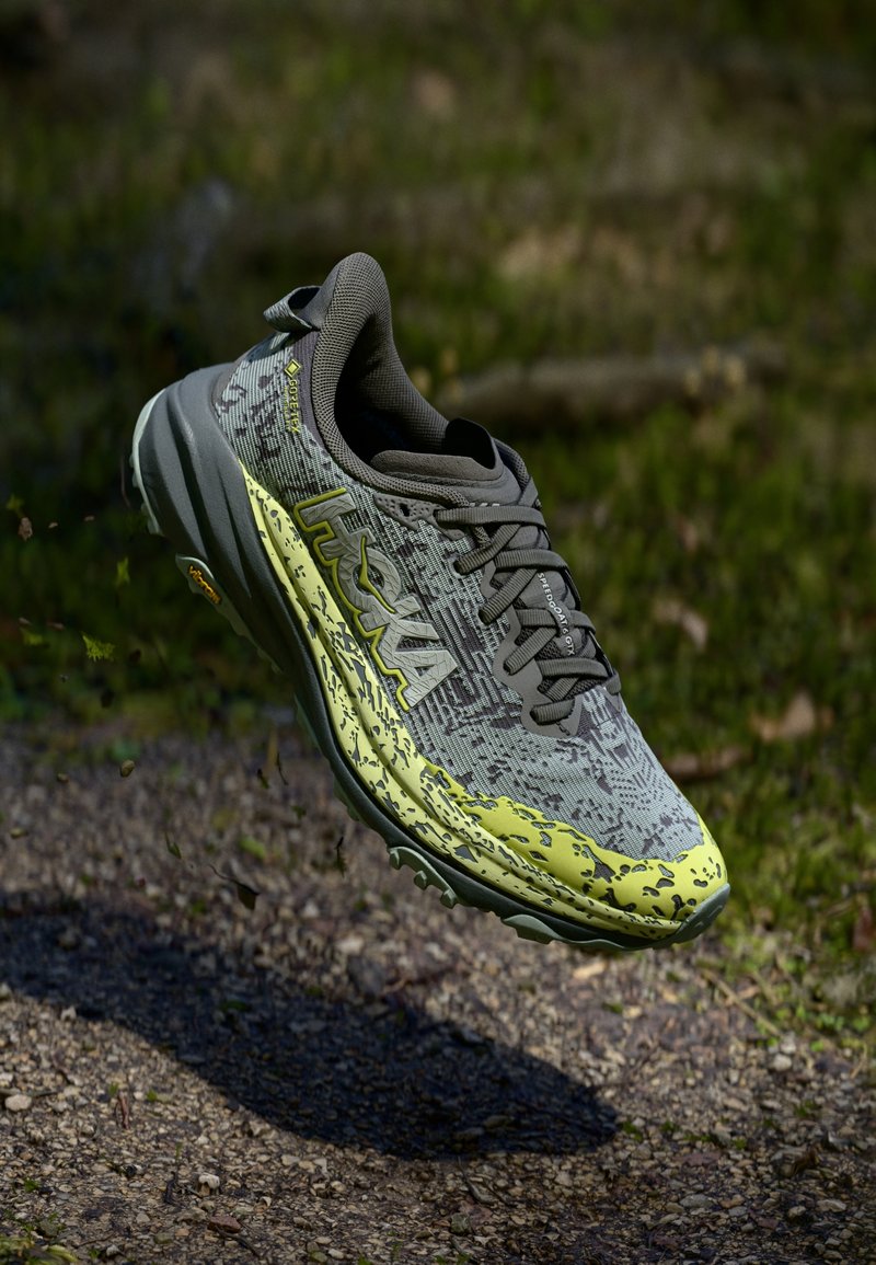 HOKA - SPEEDGOAT 6 GTX - Trail running shoes - slate/aloe vera, Enlarge