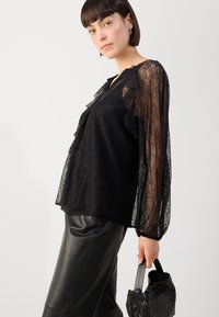 Mos Mosh BLOUSE - Palaidinė - black