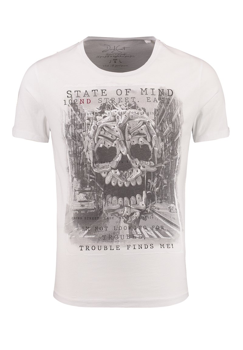 Key Largo Mens Branded T-Shirt Vintage O-Neck Biker Jones Fit Tee Jack WOW - Foto 11