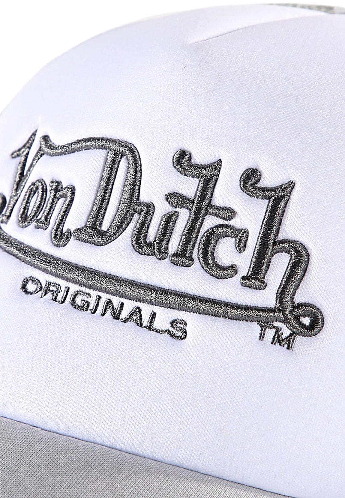 Von Dutch トラッカーキャップ ホワイト/グレー Von Dutch Cap - weiß/grau - Zalando.ch