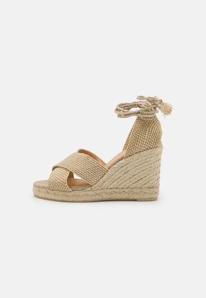 BECCA - Sandalias con plataforma - oro