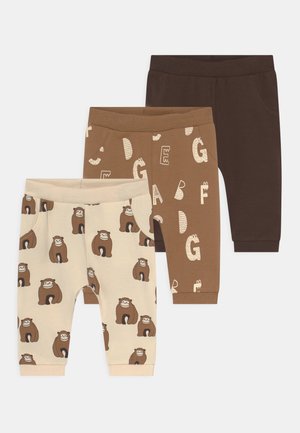 NBNMULLI 3 PACK UNISEX - Kalhoty - toasted coconut
