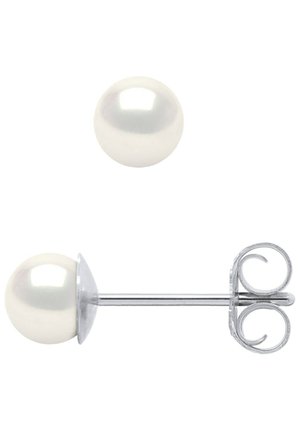 LOLA EARRINGS 4-5 MM FINE SILVER 925/1000 AAA+ - Boucles d'oreilles - white