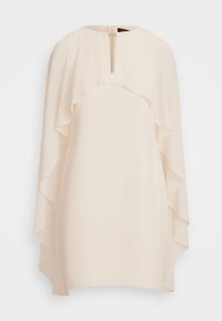 CAPE GEORGETTE COCKTAIL DRESS - Kokteilikleit/peokleit - mascarpone cream
