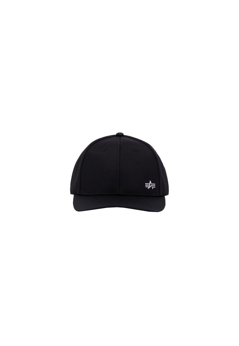 Alpha Industries LABEL - Cap - black/silver/svart - Zalando.no