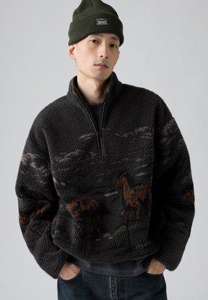 IDYLLWILD - Vesta od flisa - black/multi-coloured/brown