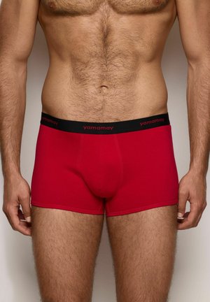 Boksershorts - red plain
