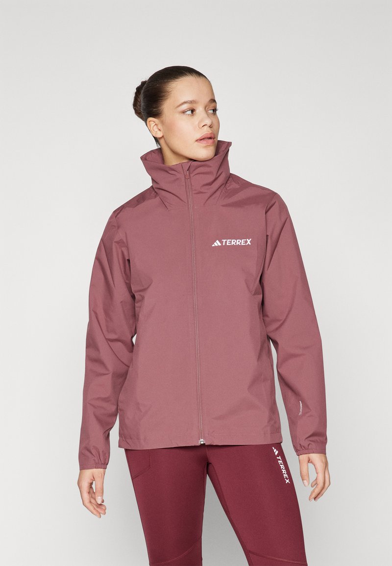 Adidas Terrex Vodootporna jakna - quiet crimson
