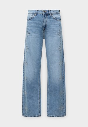 ONLY, ONLHOPE STUD DECO HW WIDE RED DNM CRO - Coupe large - medium blue