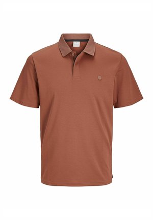 Jack & Jones PREMIUM, Plain - Polo majica - redwood burl