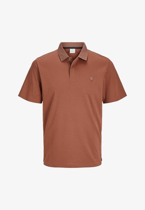 Jack & Jones PREMIUM, Plain - Polokošeľa - redwood burl