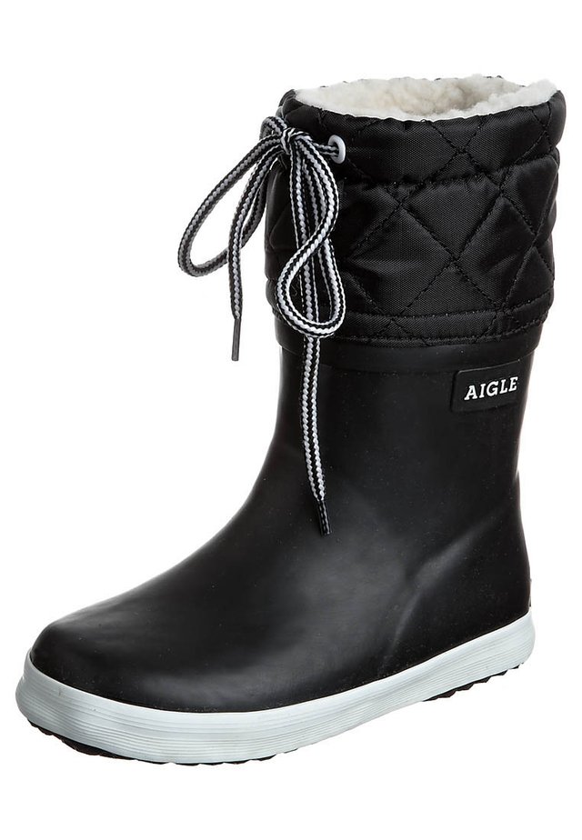 GIBOULÉE - Bottes en caoutchouc - noir blanc