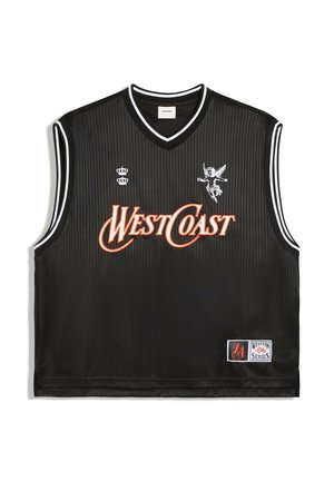 Bershka, WEST COAST WORKER - VEST - Top - black