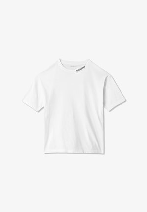 Calvin Klein Jeans, LOGO UNISEX - Βασικό μπλουζάκι - white